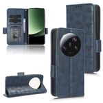 Custodia per telefono in pelle con motivo a triangolo ultra simmetrico per Xiaomi 13 (blu)