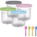 Per contenitori per gelati Ninja NC299AMZ NC300 con coperchi, speci: 4 tazze + cucchiaio