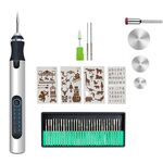SNJ-3681 Mini penna per incisione Smerigliatrice elettrica per lucidatura wireless (set di modelli per intaglio argento)