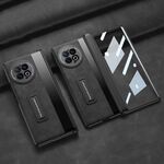 Per vivo X Fold2 GKK Custodia per telefono in pelle con cerniera pieghevole smerigliata integrata con supporto (nero)