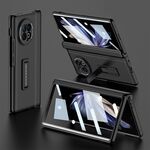 Per vivo X Fold2 GKK Custodia per telefono a copertura totale con cerniera pieghevole integrata con supporto (nero)