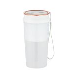 LGZ-1 500ml 50W 4 lame Spremiagrumi portatile elettrico Estrattore di succo ricaricabile (bianco)