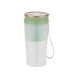 LGZ-1 500ml 50W 4 lame Spremiagrumi portatile elettrico Estrattore di succo ricaricabile (verde)