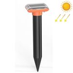 SJZ038 Repeller per topi ad ultrasuoni solare impermeabile per esterni Repeller per animali ad ultrasuoni, colore: arancione