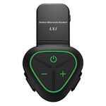 Auricolare Bluetooth 5.3 impermeabile per mezzo casco da motociclista LX1, versione: inglese (verde classico)