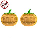 SJZ060 2 pezzi/set Trappole per mosche della frutta a forma di zucca Trappola per mosche della frutta Trappola per api (giallo)