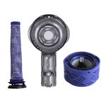 Per Dyson V6 DC59/58/63/74 Accessori per aspirapolvere Coperchio posteriore del motore + Elemento filtrante posteriore + Anteriore