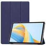 Per Honor Pad V8 3-Fold Custer Custodia in pelle per tablet (blu scuro)