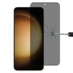 Per Samsung Galaxy S23 + 5G Ultrathin 3D Curved Edge Privacy Pellicola in vetro temperato, supporto sbloccato
