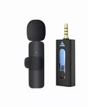 Microfono One by One Lavalier wireless con riduzione del rumore per telefono/fotocamera/laptop/MacBook con ricevitore da 3,5 mm