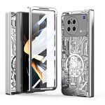 Per vivo X Fold Mechanical Legend Custodia per telefono all-inclusive galvanica integrata (argento)