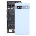 Per Google Pixel 7A Cover posteriore batteria originale con copriobiettivo fotocamera (blu)