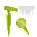 2 set 12 in 1 Kit Seminatore di semi di piante regolabili Seminatrice di piante di erba per fiori tenuta in mano