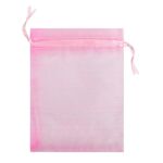 100 sacchetti per la protezione della frutta, borsa a rete anti-insetti e anti-uccelli, 25 x 35 cm (rosa).