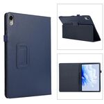 Per Huawei MatePad Air Custodia per tablet in pelle con texture Litchi da 11,5 pollici con supporto (blu scuro)