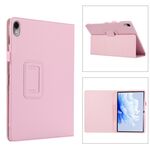 Per Huawei MatePad Air Custodia per tablet in pelle con texture Litchi da 11,5 pollici con supporto (rosa)