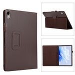 Per Huawei MatePad Air Custodia per tablet in pelle con texture Litchi da 11,5 pollici con supporto (marrone)