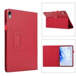 Custodia per tablet in pelle con texture Litchi da 11,5 pollici per Huawei MatePad Air con supporto (rosso)