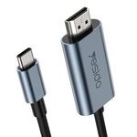 Cavo adattatore Yesido HM10 USB-C / Type-C a HDMI HD, lunghezza: 2 m