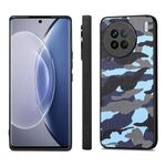 Cover posteriore in pelle mimetica per vivo X90 (blu)