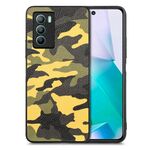 Custodia per cellulare con cover posteriore in pelle mimetica per vivo T1 (gialla)