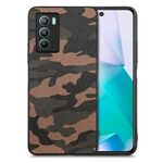 Custodia per cellulare con cover posteriore in pelle mimetica per vivo T1 (marrone)