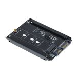 ENCNF2S-N01 Scheda di trasferimento da NGFF a SATA3 M.2 KEY B-M Adattatore di conversione interfaccia da SSD a 6 Gbps con deflettore