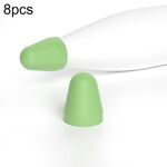 Per Xiaomi Stylus Pen 2 8 pezzi / set Cover pennino stilo in silicone resistente all'usura (verde)