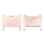 Per Xiaomi Mi Band 8 1 paio di connettori per cinturino in plastica per PC (rosa chiaro)