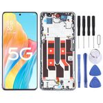 Schermo LCD originale per OPPO A1 Pro Digitizer Assemblaggio completo con cornice (blu)