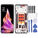 Schermo LCD originale per OPPO Reno9 Digitizer Assemblaggio completo con cornice (oro)
