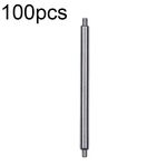 100 pezzi/set cinturino in acciaio inossidabile 304 cinturino per biella, tutte le alette dell'interruttore in acciaio, stile: senza trascinamento (1,5 x 22 mm)