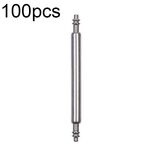 100 pz/set Cinturino in acciaio inossidabile 304 Cinghia per biella Tutte le alette dell'interruttore in acciaio, Stile: Doppio trascinamento (1,8x22 mm)