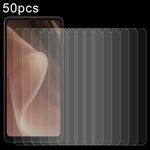 Per Sharp Aquos Sense 7 Plus 50 pezzi 0,26 mm 9H 2,5D Pellicola in vetro temperato