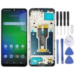 Schermo LCD per Cricket Icon 4 WTCKT01 Digitizer Assemblaggio completo con cornice (nero)