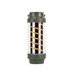 Lampada a spirale da campeggio per esterni Illuminazione impermeabile Lampada a sospensione multifunzionale per tende (verde militare)