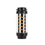 Lampada a spirale da campeggio per esterni Illuminazione impermeabile Lampada a sospensione per tenda multifunzionale (nero scuro)