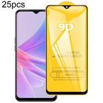 Per OPPO A78 4G 25 pezzi 9D Full Glue Screen Pellicola in vetro temperato