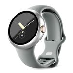 Per Google Pixel Watch Custodia protettiva per orologio integrata con cornice per PC smerigliata (argento)