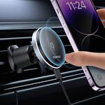 MOMAX CM25A Supporto per telefono con presa d'aria per auto caricabatterie wireless magnetico