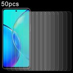 Per vivo Y36 5G / 4G 50 pezzi 0,26 mm 9H 2,5D Pellicola in vetro temperato