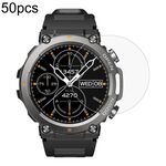 Per Zeblaze Vibe 7 50pcs 0.26mm 2.5D 9H Pellicola proteggi schermo in vetro temperato per orologio