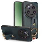 Per Xiaomi 13 Custodia per cellulare posteriore in pelle con cinturino ultra (blu)