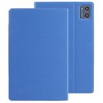 Per BDF P60 WMC0965 / WMC3212 Custodia per tablet in pelle con trama in tessuto con supporto (blu)