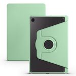 Custodia in pelle per tablet Smart con rotazione a 360 gradi in acrilico per Samsung Galaxy Tab S6 Lite P610 (verde)