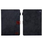 Per Amazon Fire Max 11 2023 Custodia Smart Tablet in pelle con trama in tessuto (nero)