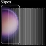 Per Samsung Galaxy S23 FE 5G 50 pezzi 0,26 mm 9H 2,5D Pellicola in vetro temperato