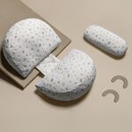 Cuscino per il sonno laterale per il supporto della vita incinta Cuscino per l'addome rimovibile multifunzionale, colore: punto grigio probiotici