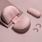 Cuscino per il sonno laterale per il supporto della vita incinta Cuscino per l'addome rimovibile multifunzionale, colore: rosa probiotici