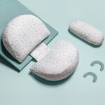 Cuscino per il sonno laterale per il supporto della vita incinta Cuscino per l'addome rimovibile multifunzionale, colore: bianco probiotici